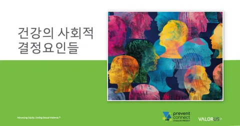 건강의 사회적 결정요인들